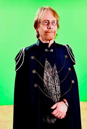 Putting on my cape and acting in “SPACE COMMAND:THE GREAT SOLAR WAR”.  Written and directed by Marc & Elaine Zicree.